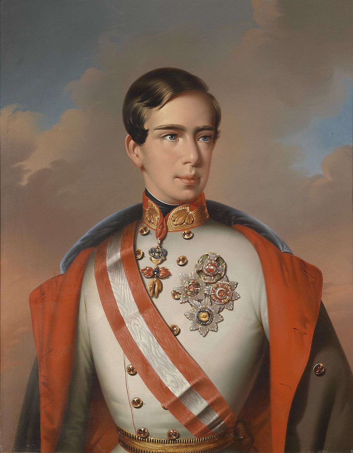 Портрет 1851 года кисти Эдуарда Клебера