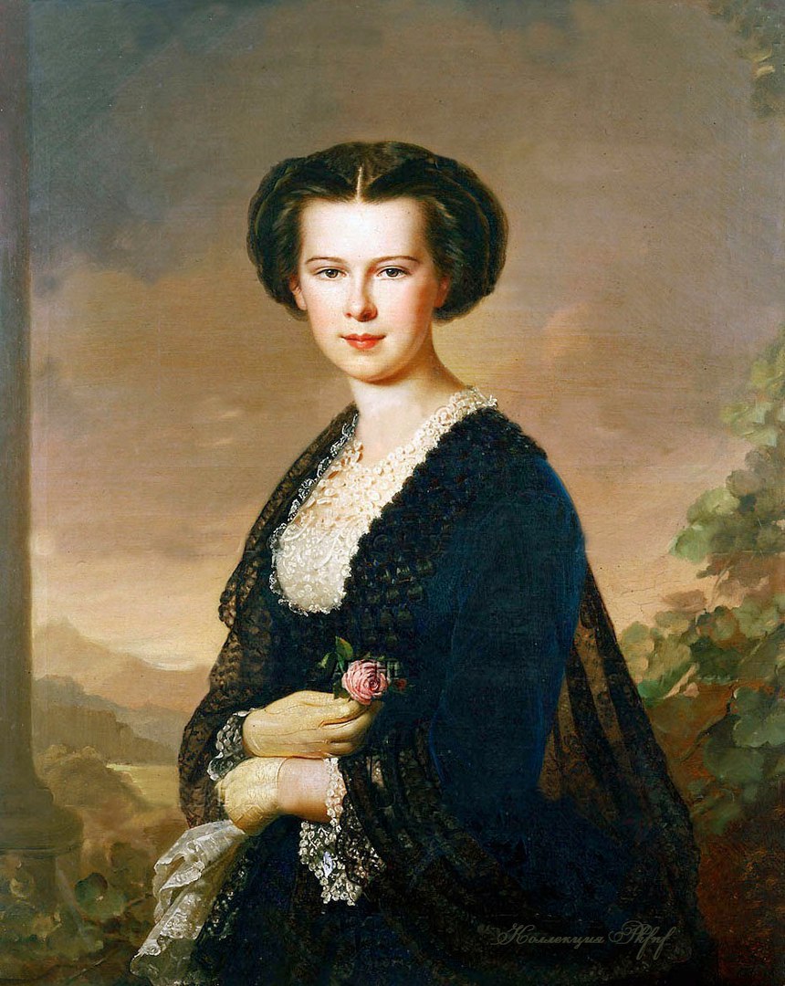 Портрет Елизаветы Австрийской, 1856 г.