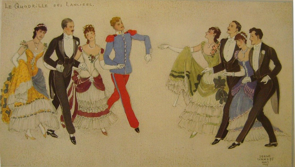 Кадриль «Лансье», Серж Иванофф, Париж, 1917 г.